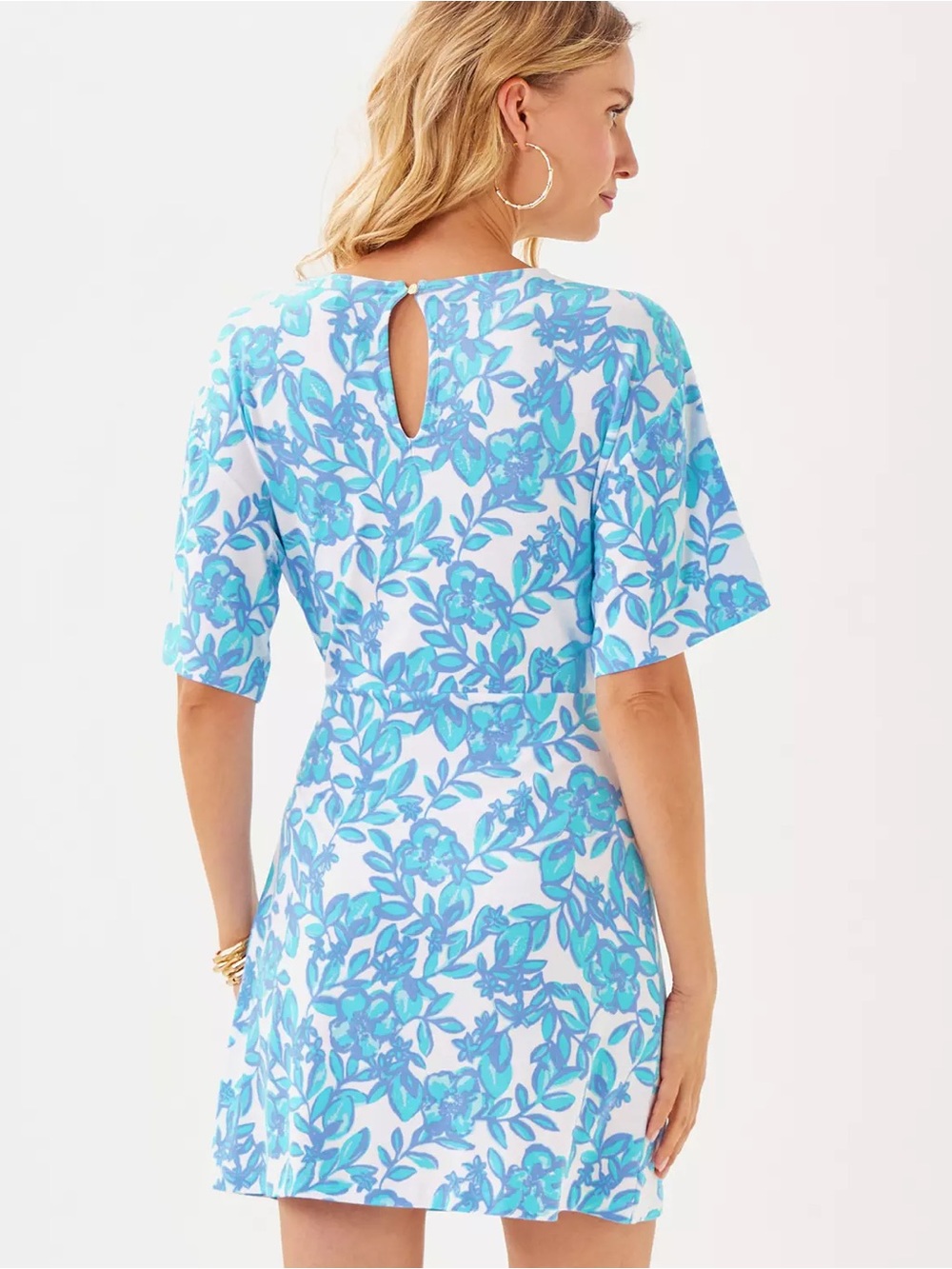 NWT Lilly Pulitzer Shaw Mini Dress in Jacaranda Blue Simply The Zest Print - XS